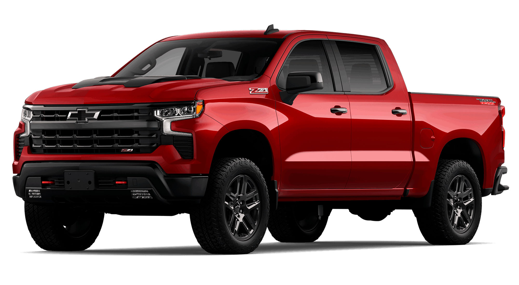 Chevrolet Silverado Z71 en tintado radiante.